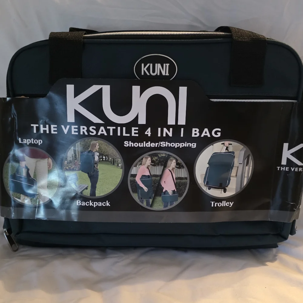 NWT KUNI Ultimate Bag 4in1 Trolley Laptop Backpack Bag